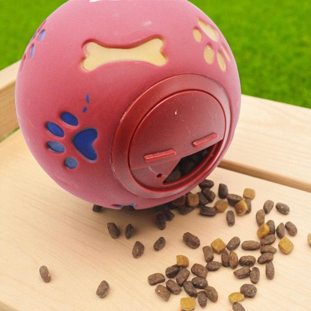 Jouet Interactif pour Chien - DoggyBrainBall™ - Rouge