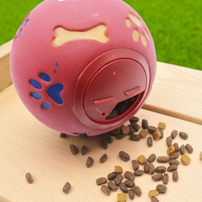Jouet Interactif pour Chien - DoggyBrainBall™ - Rouge