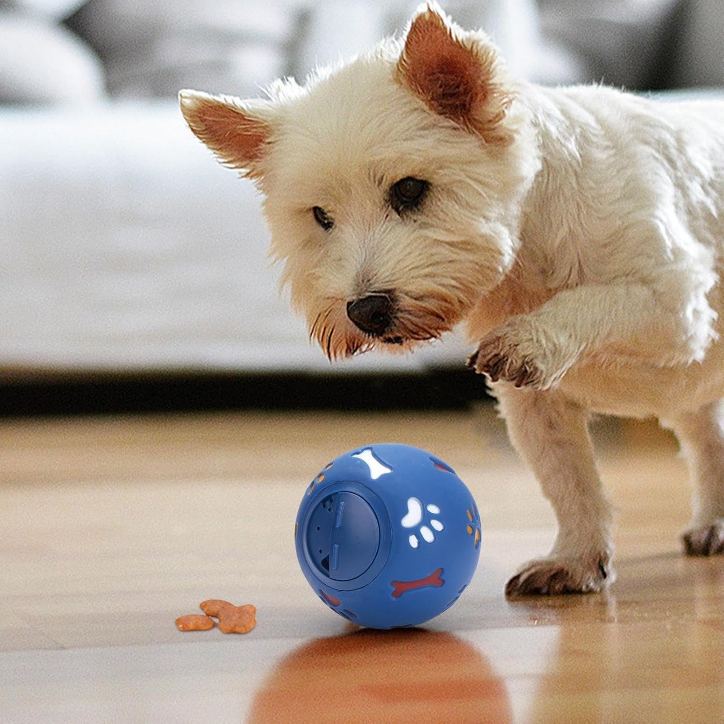 Jouet Interactif pour Chien - DoggyBrainBall™ - Bleu