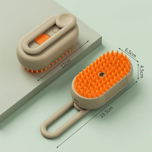 Brosse pour Chien - GroomingPro™ - Beige & Orange