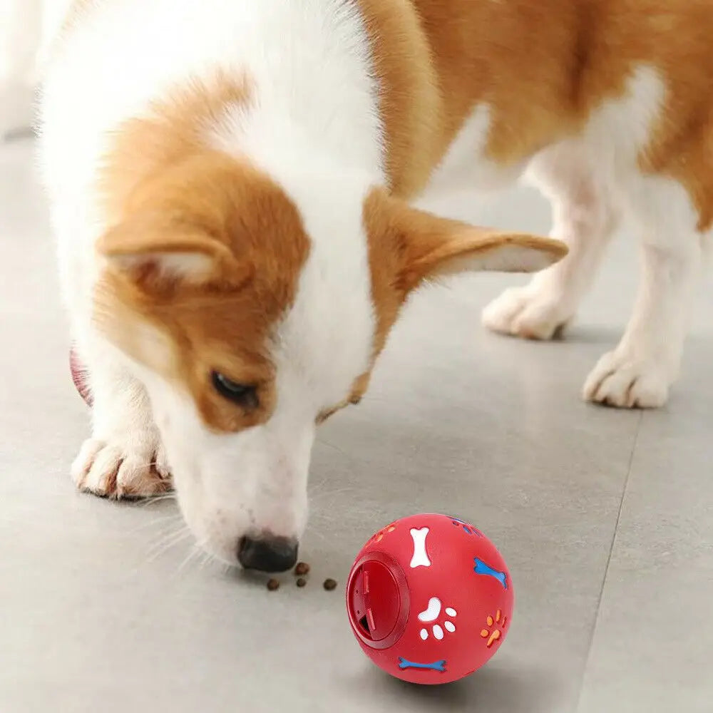 Jouet Interactif pour Chien - DoggyBrainBall™ - Rouge